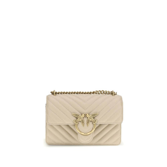 PINKO Beige Calf Leather Bos Taurus Shoulder Bag1728,72470364320,Bags,Beige,New with tags,PINKO,Shoulder Bags - Bags,Women