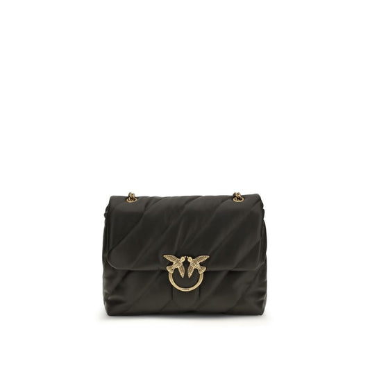 PINKO Bicolor Calf Leather Bos Taurus Shoulder Bag 1728,72470364320,Bags,Bicolor,New with tags,PINKO,Shoulder Bags - Bags,Women