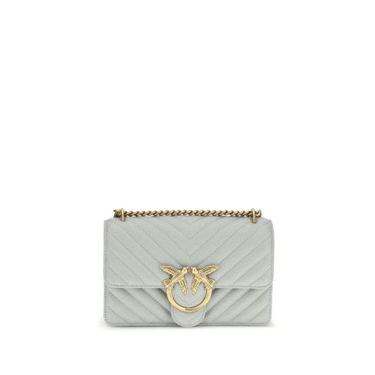 PINKO Gray Calf Leather Bos Taurus Shoulder Bag 1728,72470364320,Bags,Gray,New with tags,PINKO,Shoulder Bags - Bags,Women