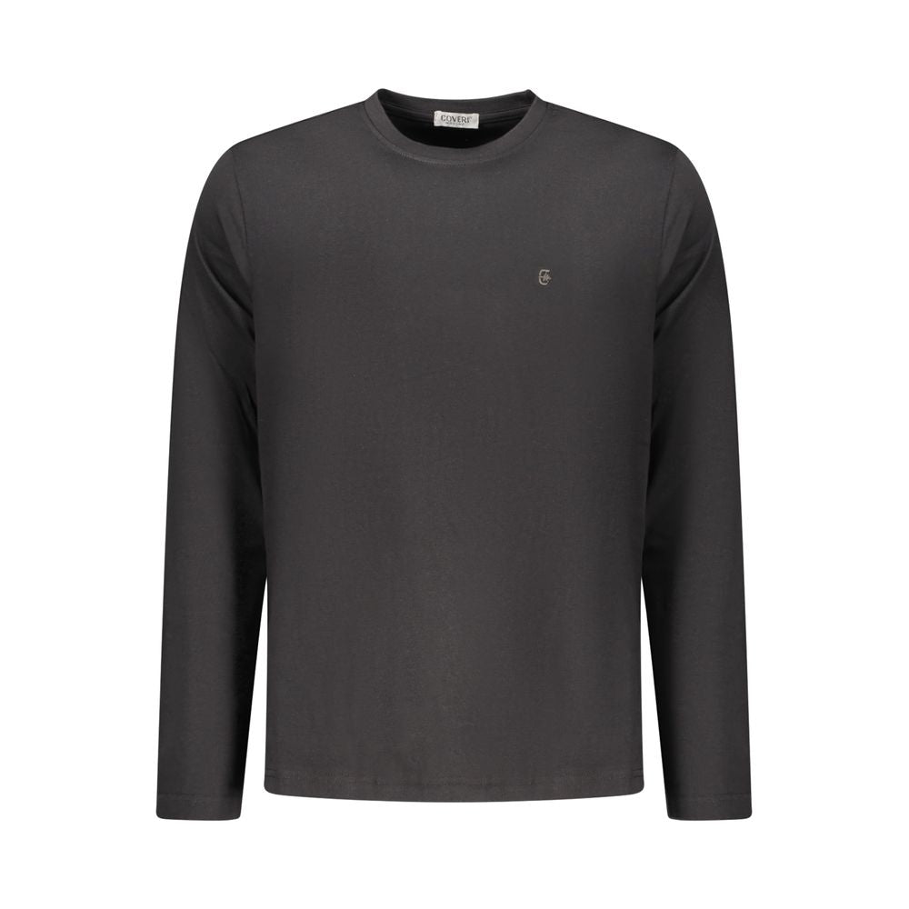Coveri Moving "Black Cotton Men's T-Shirt"