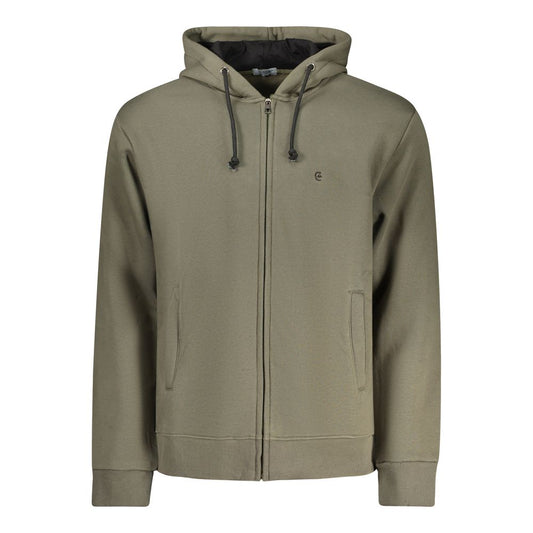 Coveri Moving Verde Cotton Men Sweatshirt