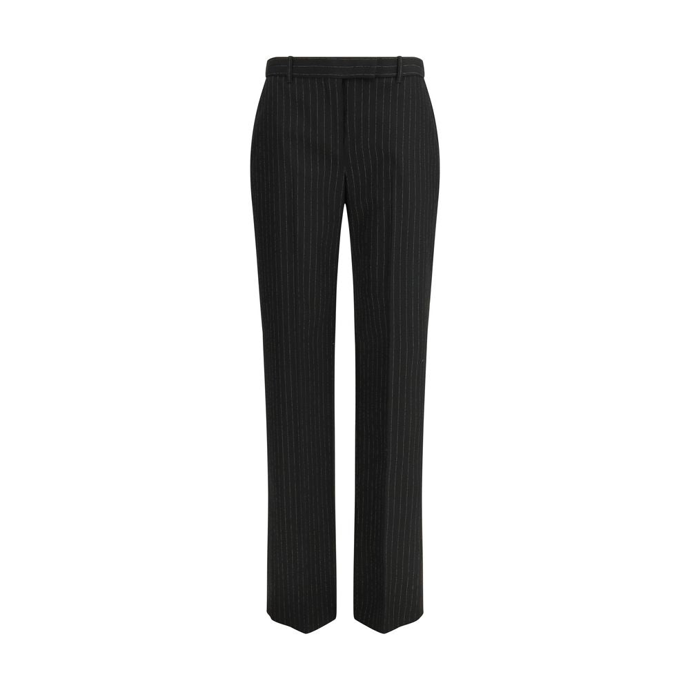 Alexander McQueen Black Wool Oves Aries Dress Pants