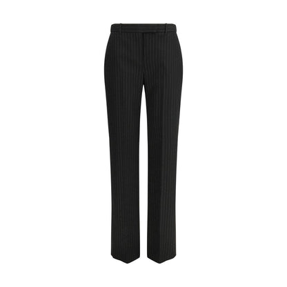 Alexander McQueen Black Wool Oves Aries Dress Pants