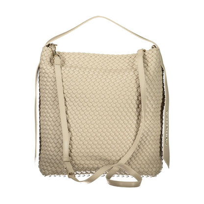 Mario Valentino Beige Polyurethane Women's Bag