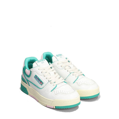 Autry White Leather Low Top Sneakers 1728,75611013280,Autry,EU36/US6,EU38/US8,EU39/US9,Low Tops - Sneakers - Shoes,New with tags,Shoes,Sneakers - Shoes,White,Women