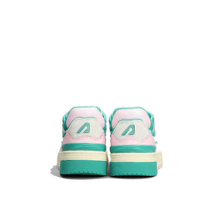 Autry White Leather Low Top Sneakers 1728,75611013280,Autry,EU36/US6,EU38/US8,EU39/US9,Low Tops - Sneakers - Shoes,New with tags,Shoes,Sneakers - Shoes,White,Women