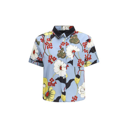 Marni Multicolor Cotton Pattern Shirt 1728,72470364320,Clothing,IT42 | L,IT44 | L,Marni,Multicolor,New with tags,Pattern - Shirts - Clothing,Shirts - Clothing,Women