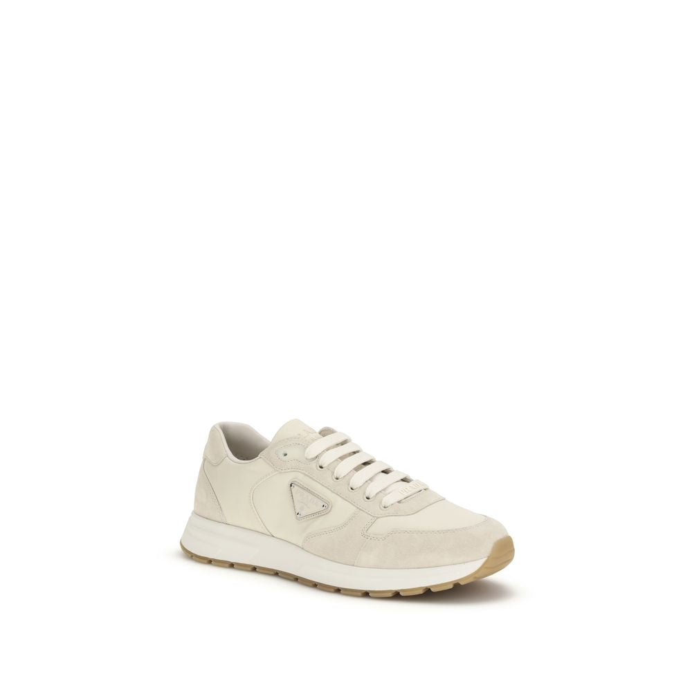 Prada Beige Nylon Low Top Sneakers1728,72470364320,Beige,EU43/US10,EU44/US11,Low Tops - Sneakers - Shoes,Men,New with tags,Prada,Shoes,Sneakers - Shoes