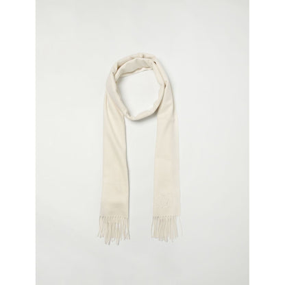 Max Mara White Cashmere Scarf