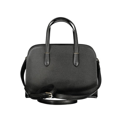 Mario Valentino Black Polyurethane Women's Bag