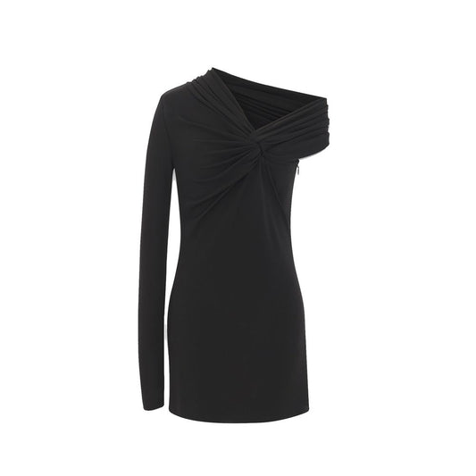 Saint Laurent Black Viscose Casual Dress1728,42,75611013280,Black,Casual - Dresses - Clothing,Clothing,Dresses - Clothing,Longsleeve - Dresses - Clothing,New with tags,Saint Laurent,Short - Dresses - Clothing,Women
