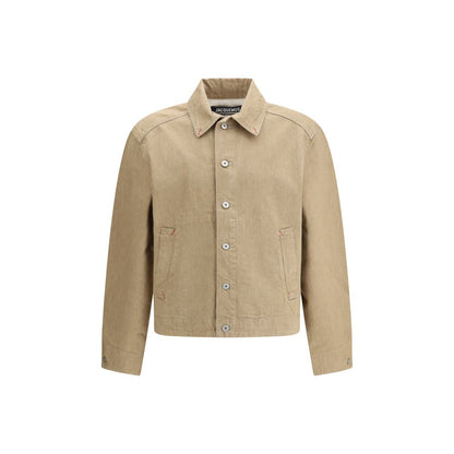 Jacquemus Beige Cotton Denim Jacket1728,72470364320,Beige,Clothing,Denim Jackets - Jackets & Coats - Clothing,IT50 | L,IT52 | XL,Jackets & Coats - Clothing,Jacquemus,Men,New with tags