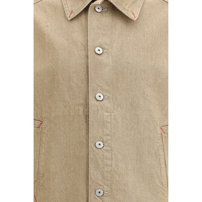 Jacquemus Beige Cotton Denim Jacket1728,72470364320,Beige,Clothing,Denim Jackets - Jackets & Coats - Clothing,IT50 | L,IT52 | XL,Jackets & Coats - Clothing,Jacquemus,Men,New with tags