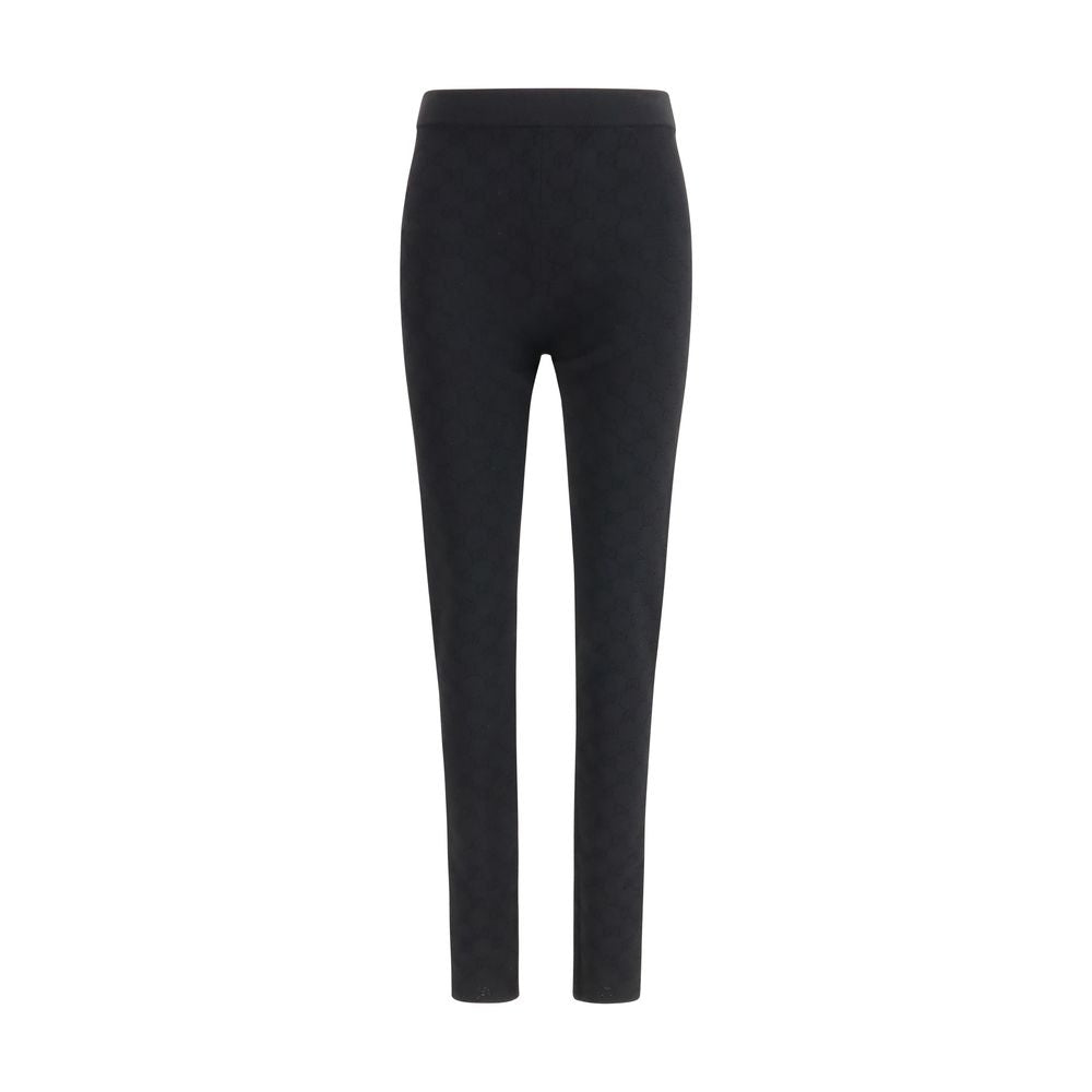 Gucci Black Viscose Leggings