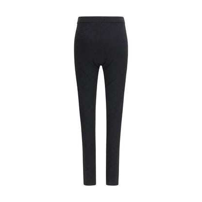 Gucci Black Viscose Leggings