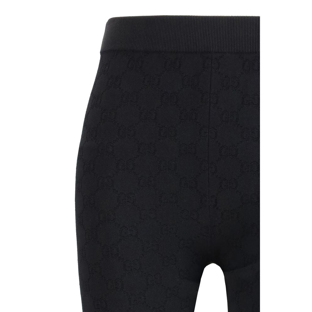 Gucci Black Viscose Leggings