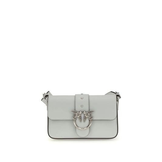 PINKO Gray Calf Leather Bos Taurus Shoulder Bag 1728,72470364320,Bags,Gray,New with tags,PINKO,Shoulder Bags - Bags,Women