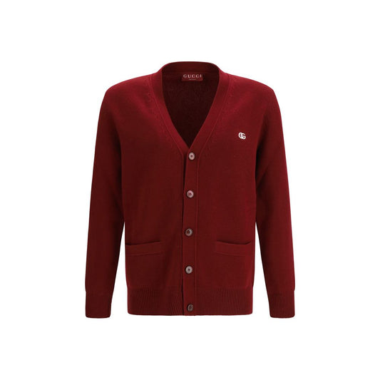 Gucci Bordeaux Wool Cardigan1728,72470364320,Bordeaux,Cardigans - Sweaters - Clothing,Clothing,Gucci,Men,New with tags,Sweaters - Clothing,XS