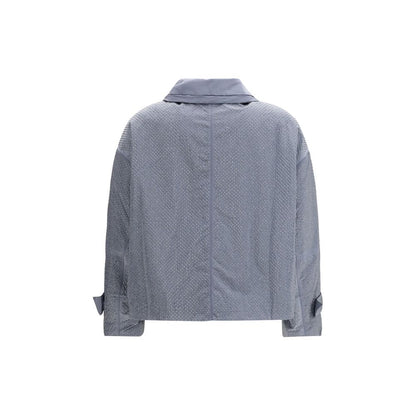 PINKO Blue Polyester Shell Jacket1728,72470364320,Blue,Clothing,Jackets & Coats - Clothing,L,M,New with tags,PINKO,S,Shell Jackets - Jackets & Coats - Clothing,Women,XS