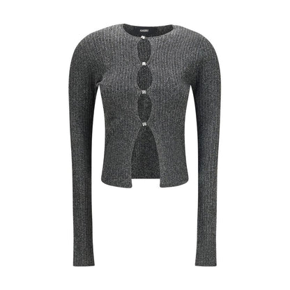 Amiri Black Viscose Cardigan 1728,72470364320,Amiri,Black,Cardigans - Sweaters - Clothing,Clothing,L,M,New with tags,S,Sweaters - Clothing,Women