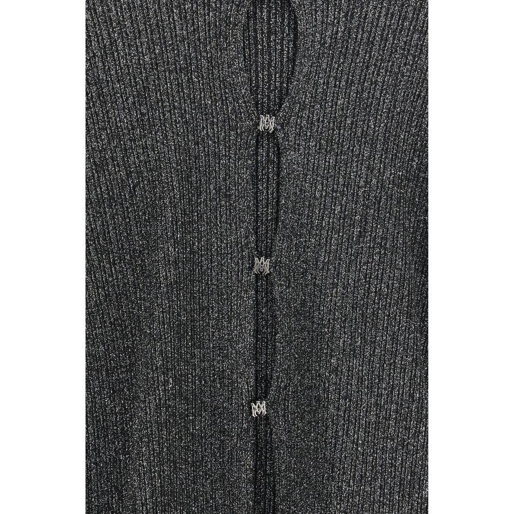Amiri Black Viscose Cardigan 1728,72470364320,Amiri,Black,Cardigans - Sweaters - Clothing,Clothing,L,M,New with tags,S,Sweaters - Clothing,Women