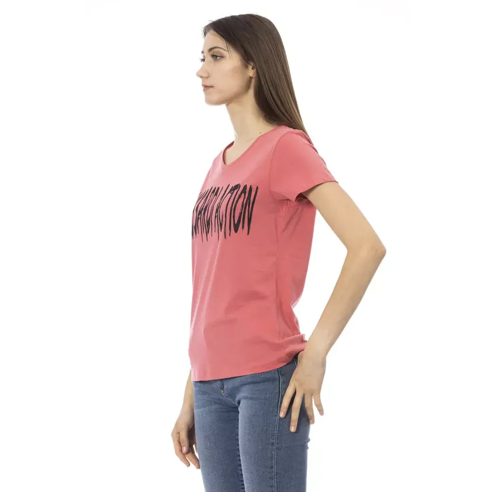 Trussardi Action Multicolor Cotton T-Shirt