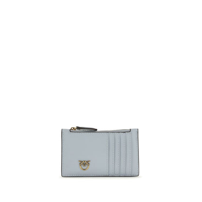 PINKO Blue Calf Leather Bos Taurus Wallet 1728,72470364320,Accessories,Blue,New with tags,PINKO,Wallets - Accessories,Wallets - Wallets - Accessories,Women