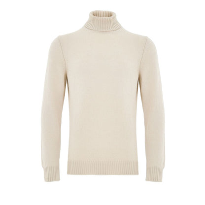 Gran Sasso Beige Wool Turtleneck