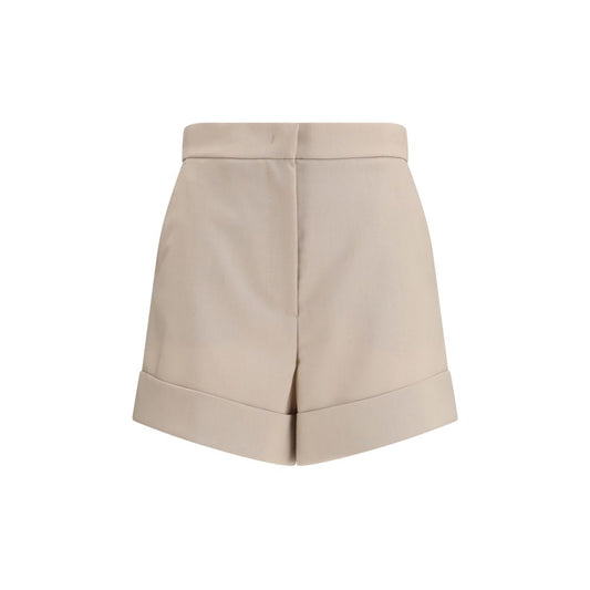 Max Mara Bicolor Wool Bermuda Shorts