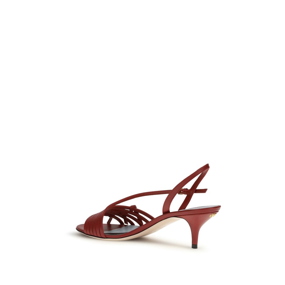 Valentino Garavani Multicolor Goatskin Strap-On Sandals