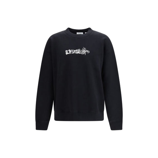 Off-White Black Cotton Sweatshirt1728,72470364320,Black,Clothing,L,M,Men,New with tags,Off-White,S,Sweaters - Clothing,Sweatshirts - Sweaters - Clothing,XL