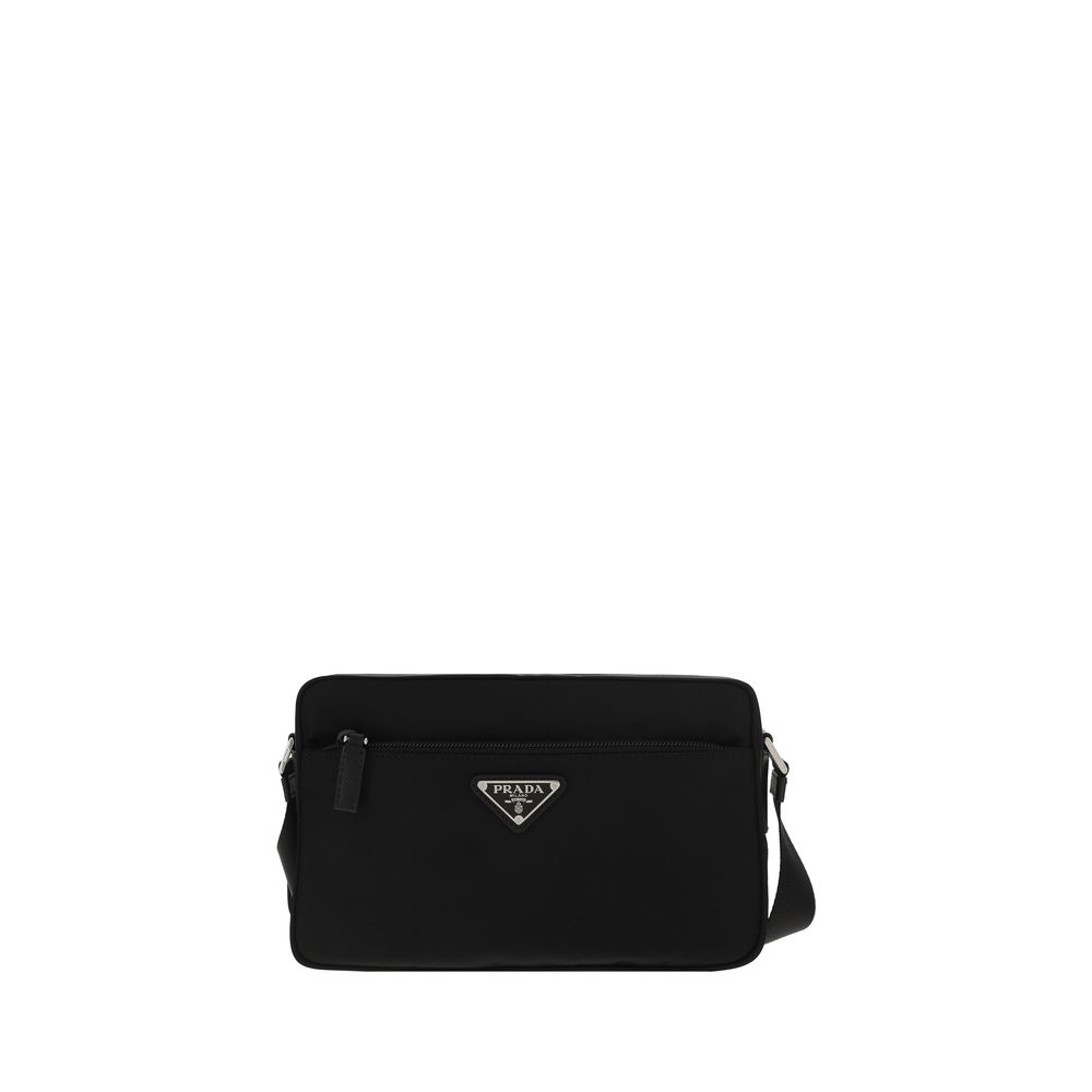Prada Black Recycled Polyamide Shoulder Bag