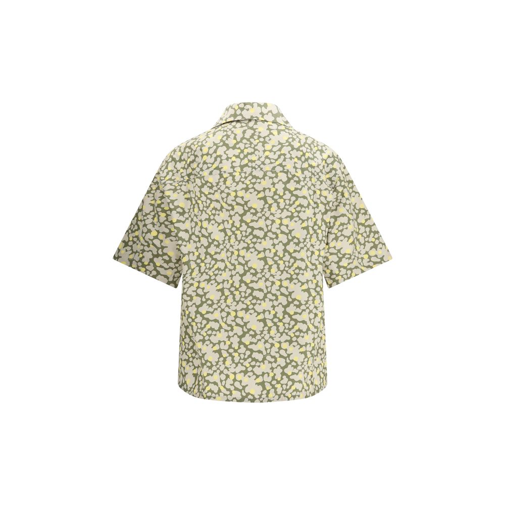 Marni Bicolor Cotton Pattern Shirt 1728,72470364320,Bicolor,Clothing,IT46 | S,IT50 | L,IT52 | XL,Marni,Men,New with tags,Pattern - Shirts - Clothing,Shirts - Clothing,Shortsleeve - Shirts - Clothing
