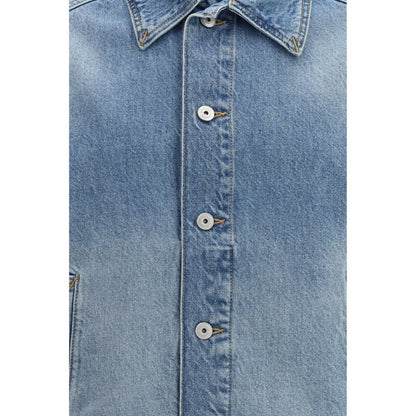 Jacquemus Blue Polyamide Denim Jacket
