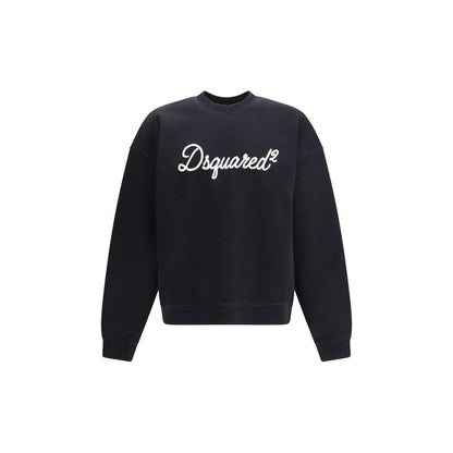 Dsquared² Black Cotton Sweatshirt