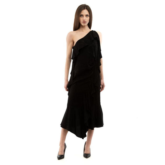 Moschino Black Viscose Cocktail Dress