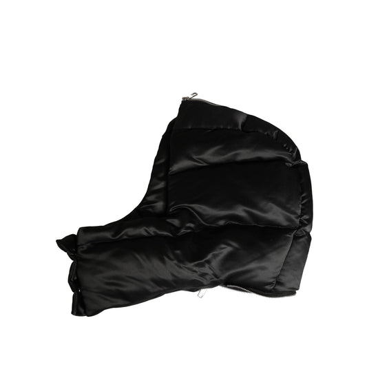 Dolce & Gabbana Black Polyester Whole Head Wrap Capello Hat
