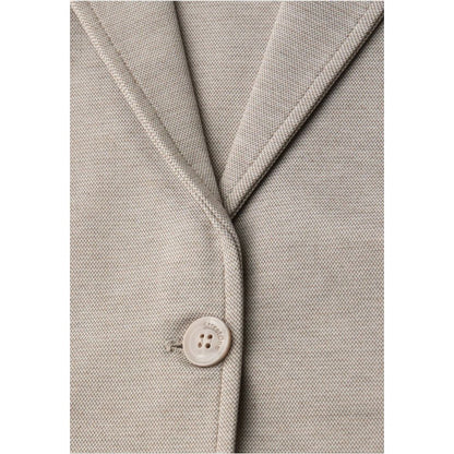 Street One Beige Polyacrylic Blazer