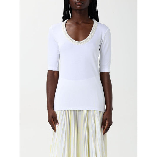 Fabiana Filippi White Cotton T-Shirt