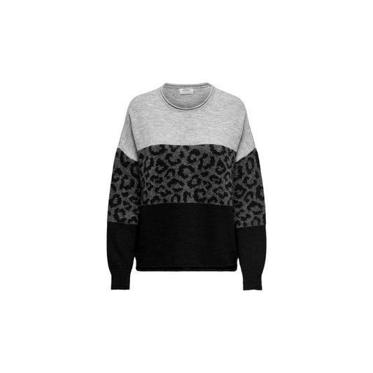 Only Gray Marabou Sweatshirt