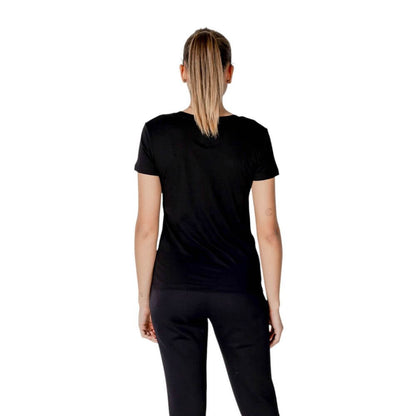 Armani Exchange Black Cotton T-Shirt