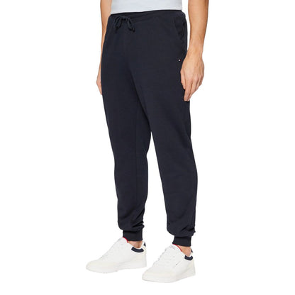 Tommy Hilfiger Blue Cotton Joggers (Workout Pants)