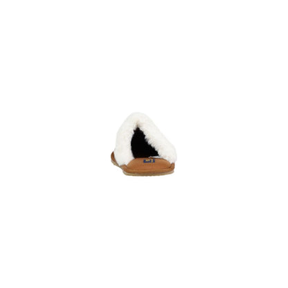 Ralph Lauren Brown Textile Slippers