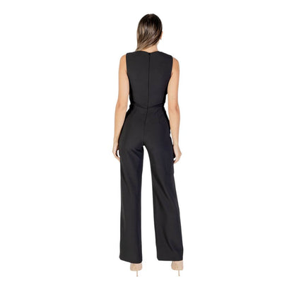 Rinascimento Black Polyester Jumpsuit