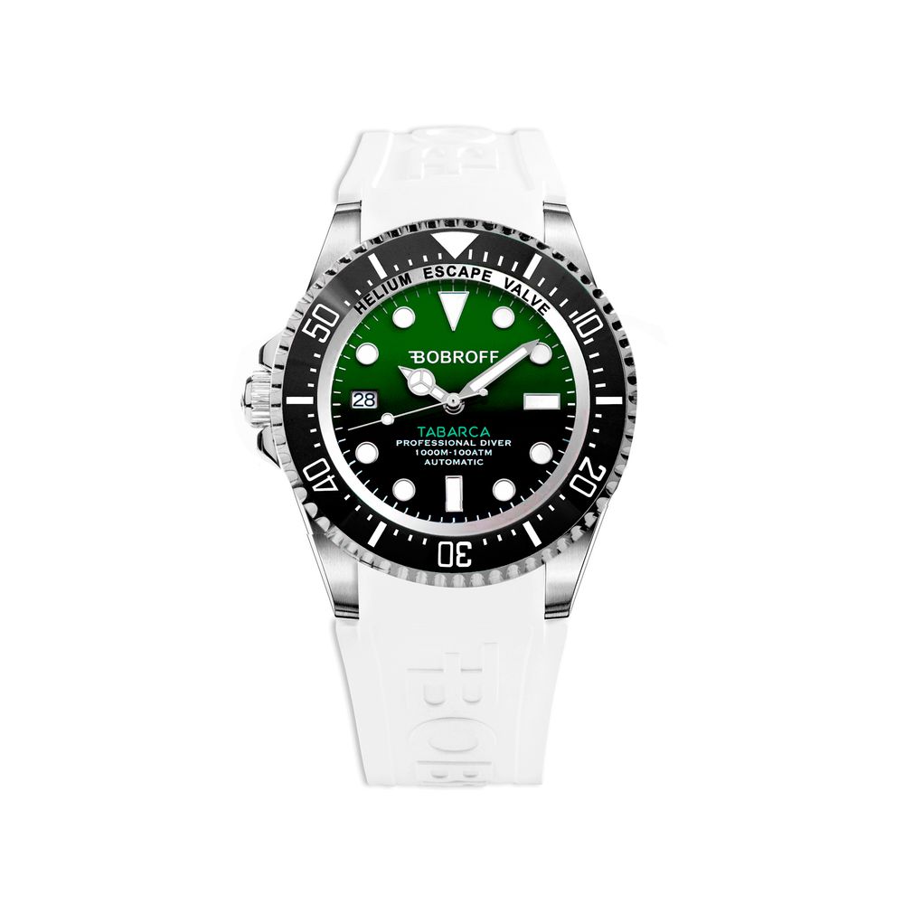 Bobroff White Synthetic Sport Watch