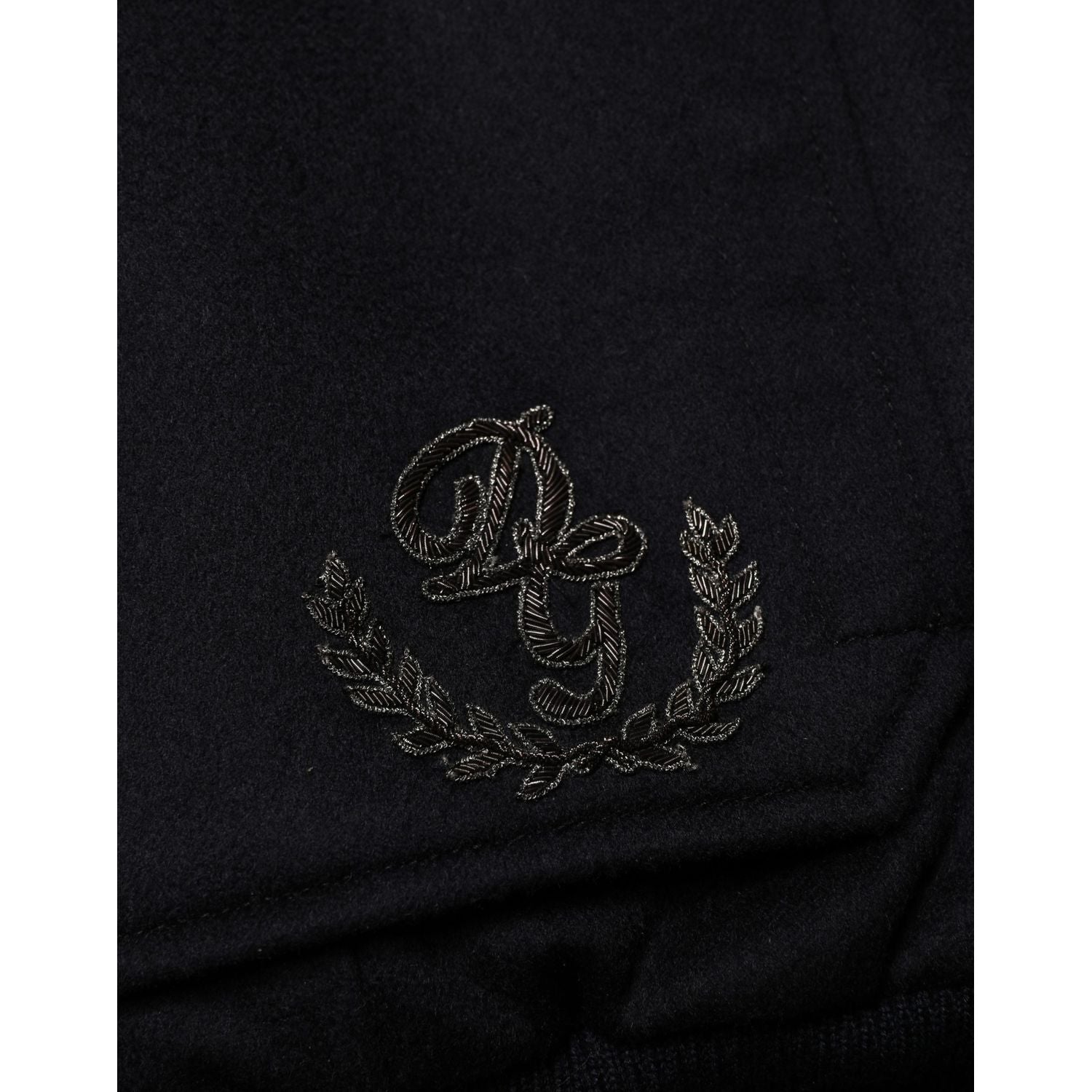 Dolce & Gabbana Black Cashmere Knitted Button Down Jacket