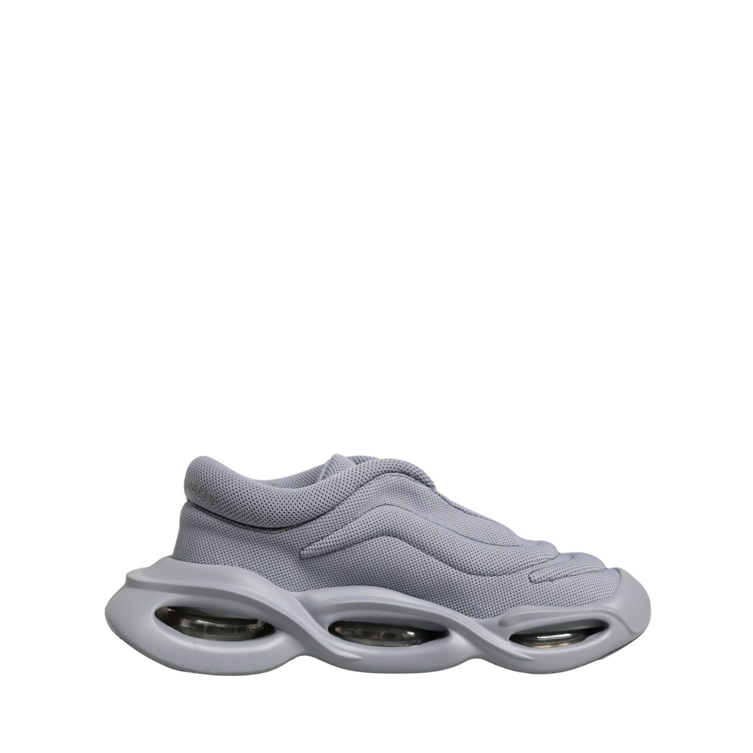 Dolce & Gabbana Gray Slip On Wave Low Top Sneakers