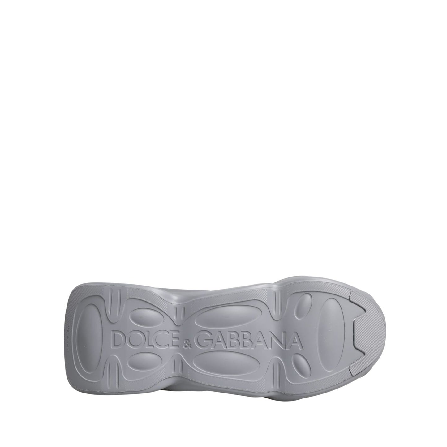 Dolce & Gabbana Gray Slip On Wave Low Top Sneakers