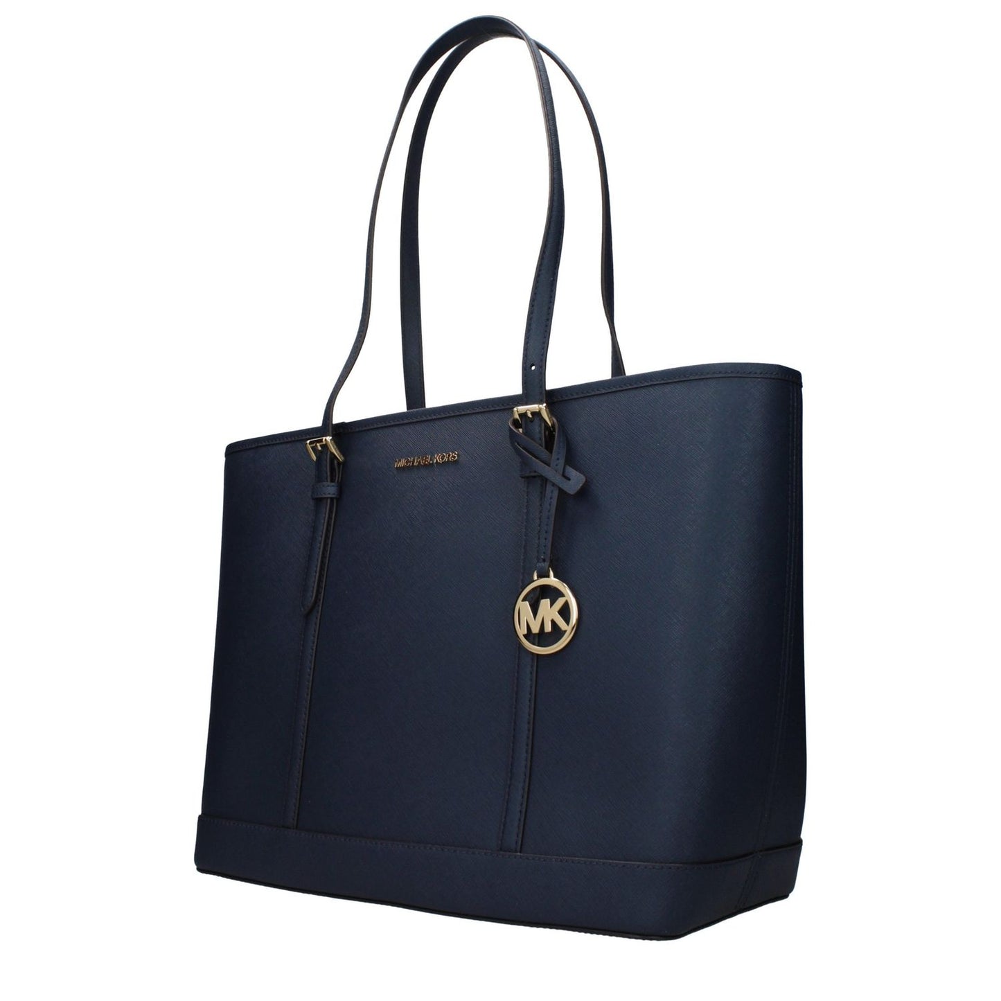 Michael Kors Blue Leather Shoulder Bag