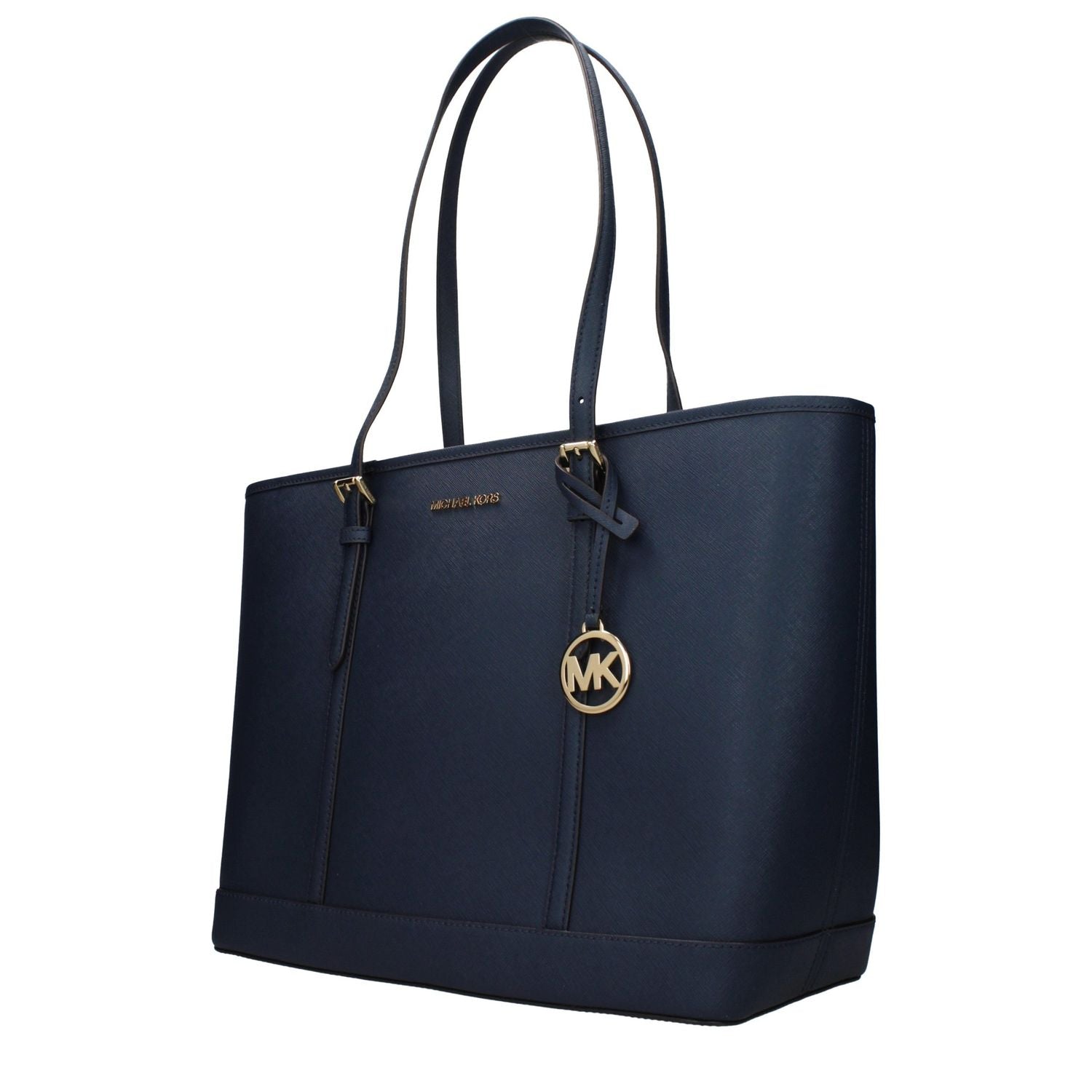 Michael Kors Blue Leather Shoulder Bag
